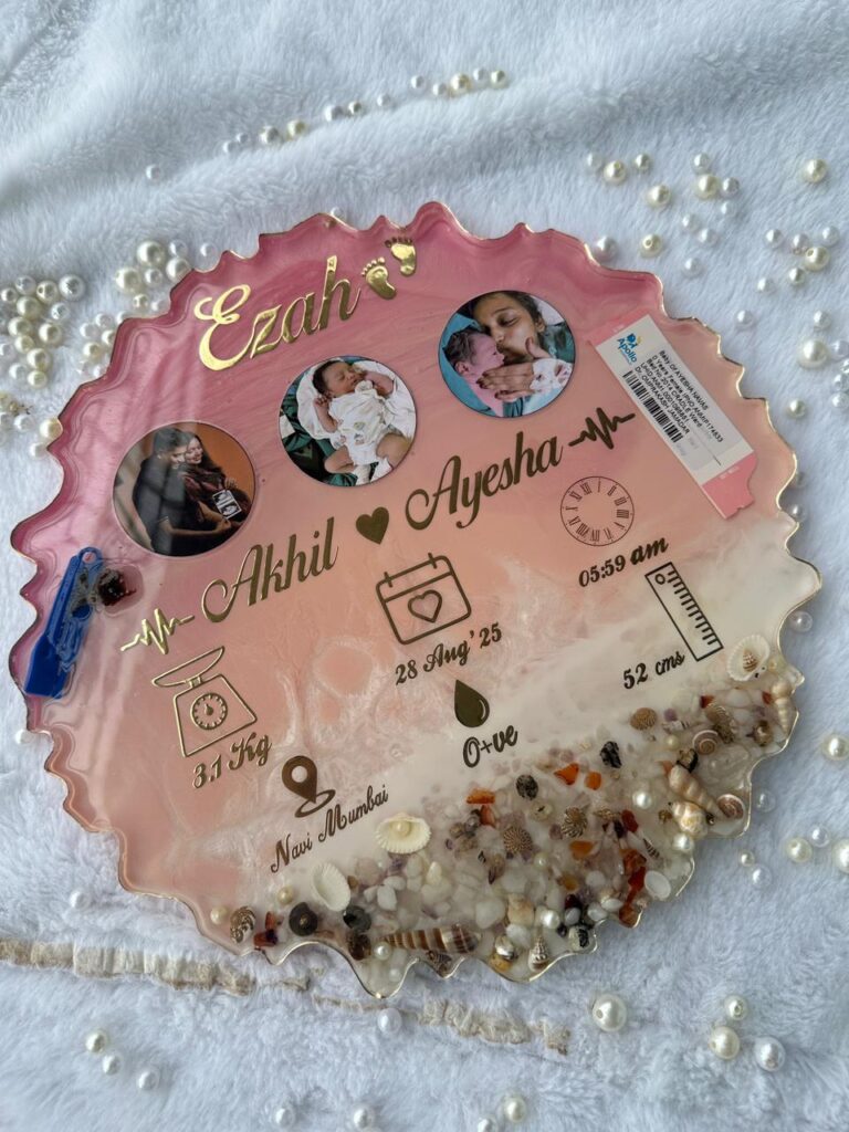 Resin Baby Frame